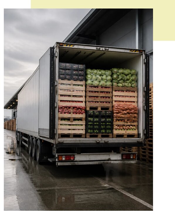 Перевозка плодоовощной продукции в Зеленодольск по цене от 5175 р. | Агросервис-Злн